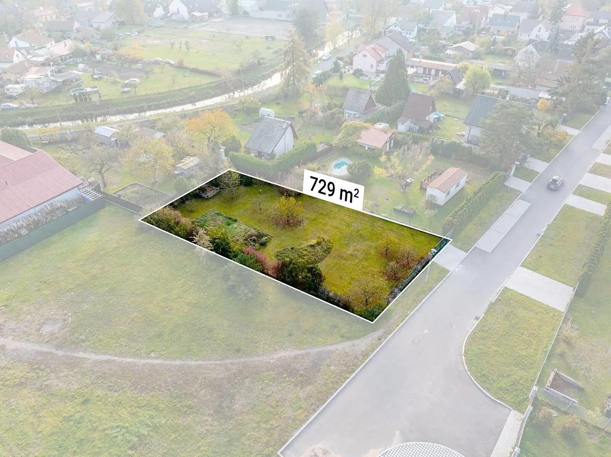 Prodej stavebního pozemku 729 m²